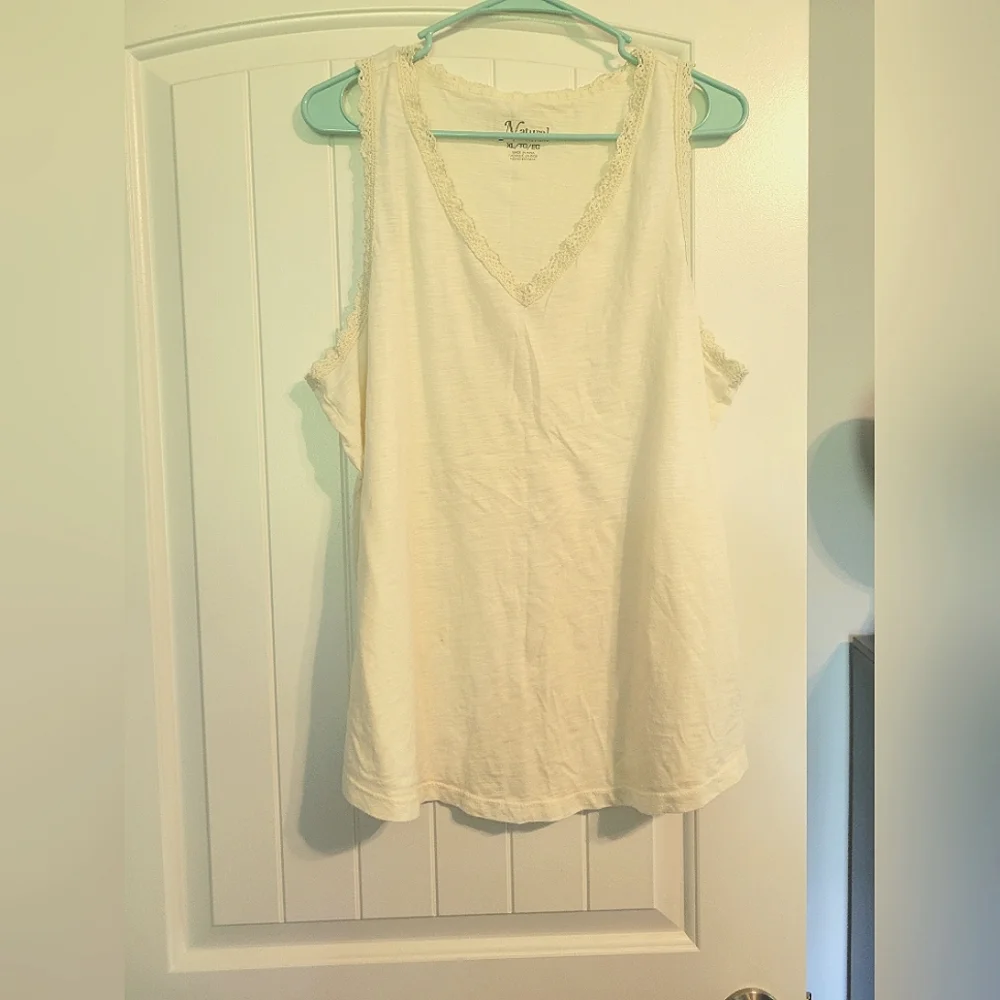 Cabela's Women's Crochet Trim Tank Top Size XL - Picture 1 of 4